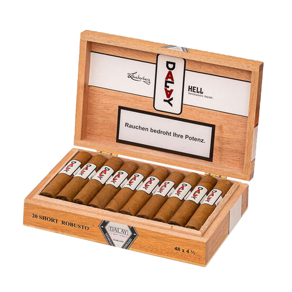 Dalay DomRep Bright Short Robusto as a box of 20 buy online here. 