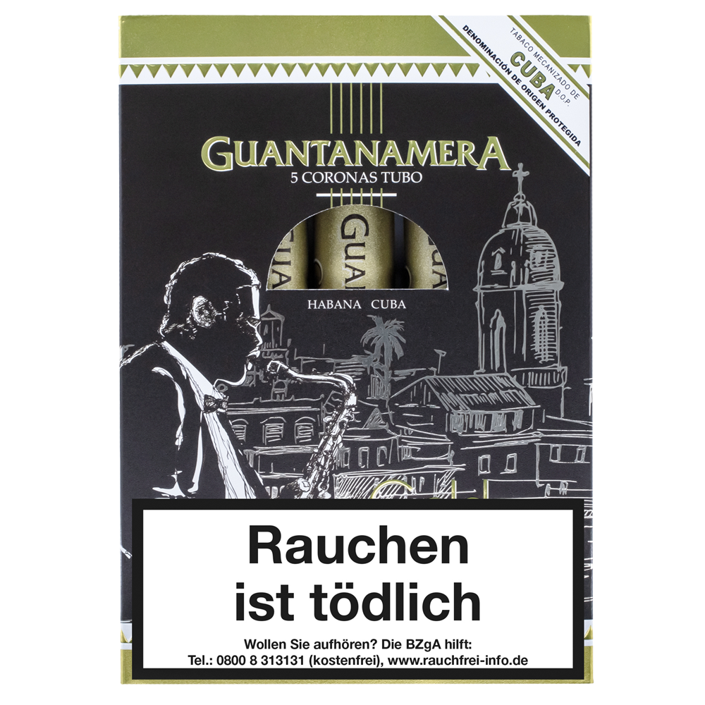 Guantanamera Gold Edition Coronas Tubo 5er Packung im limitiertem Design