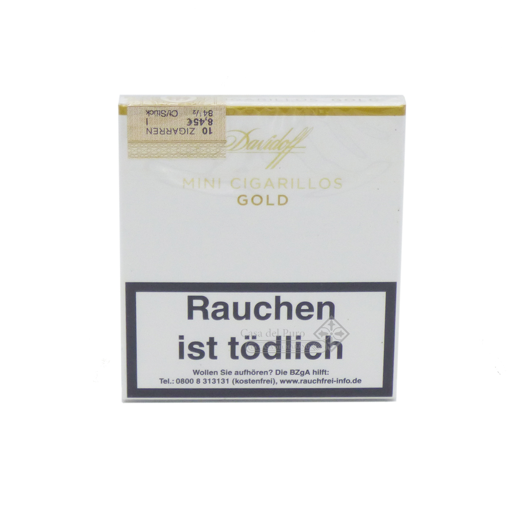 Davidoff Mini Cigarillos Gold pack of 10 