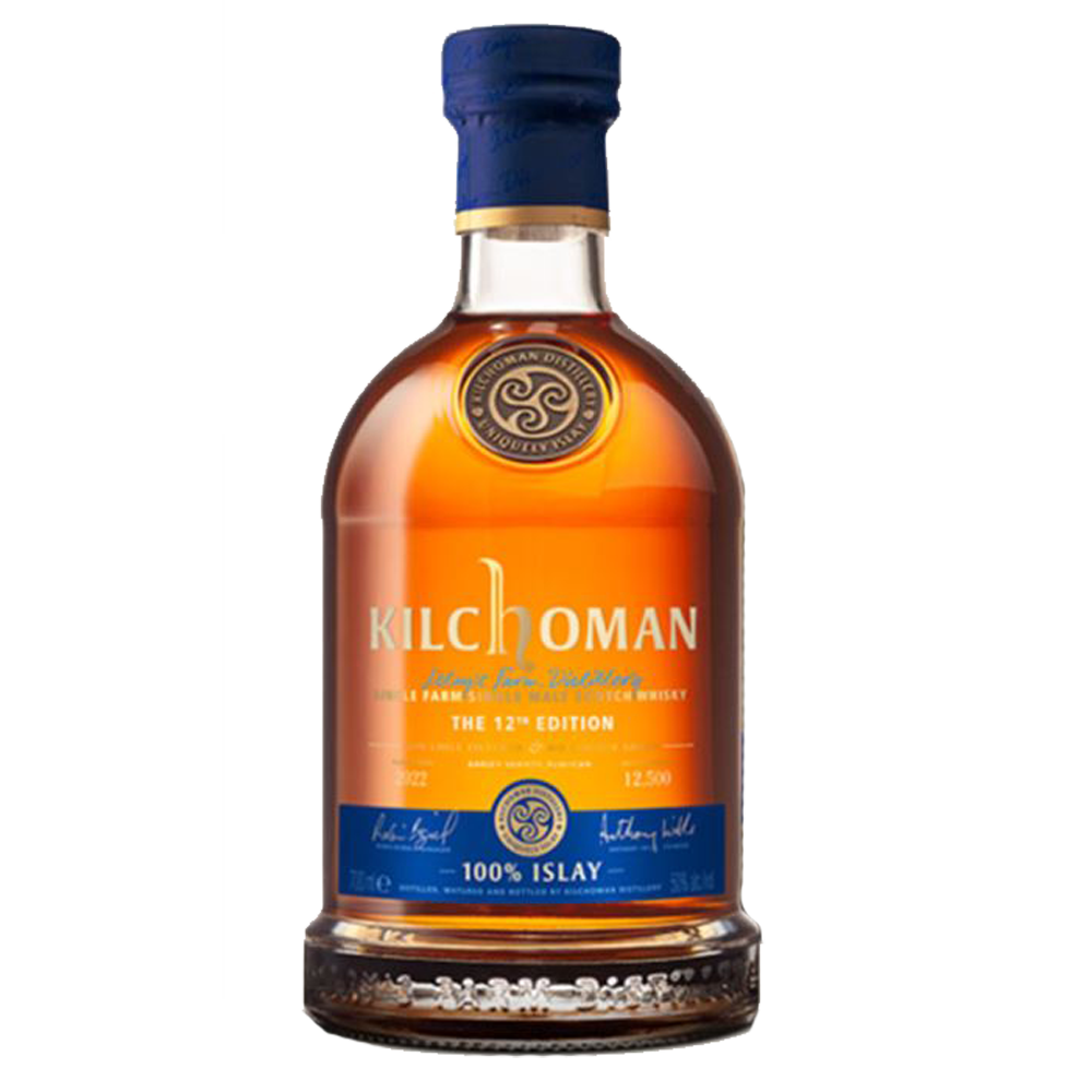 Kilchoman 100% Islay 12th Edition 2022 with delicious peat notes 