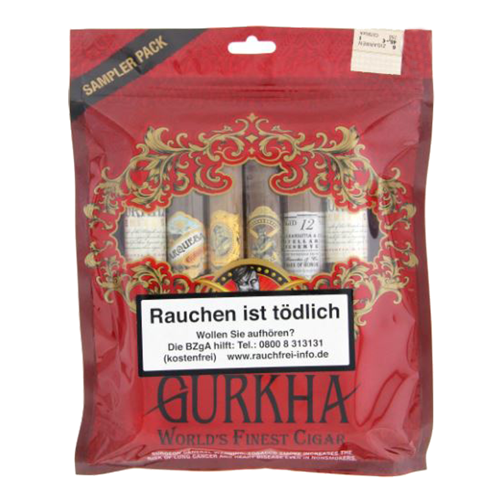 Gurkha World's Finest Cigar Nicaragua Sampler, Gurkha's fine spice blend.