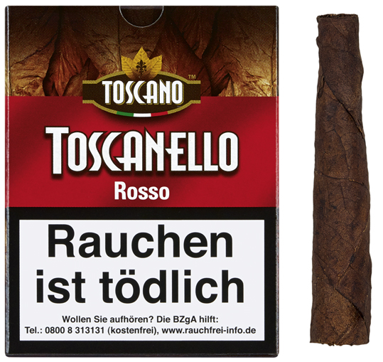 Toscano Toscanello Rosso mit leicht würzigen Aromen 