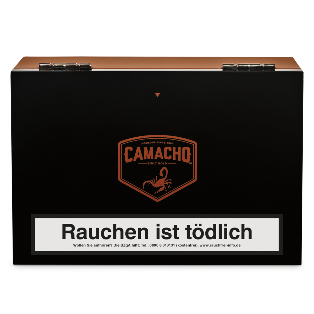 Camacho Broadleaf Robusto 20er Kiste geschlossen