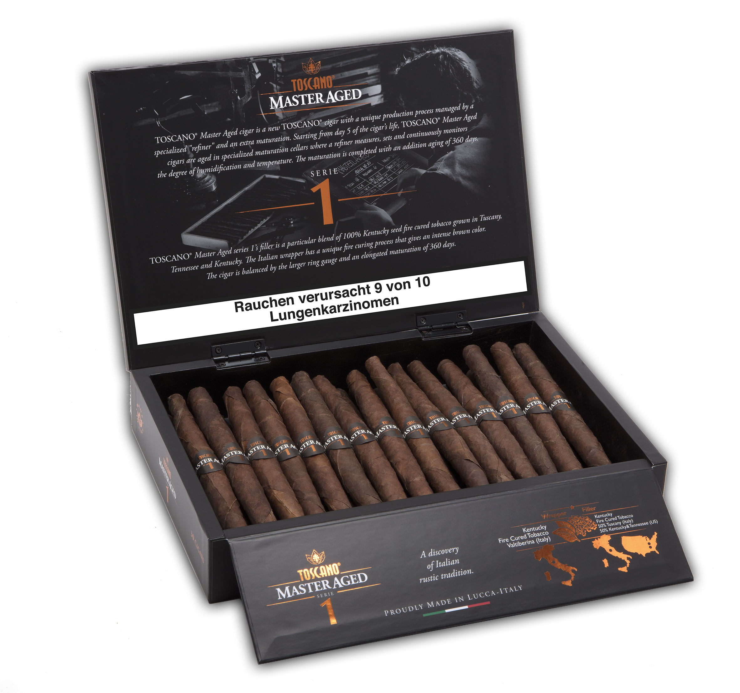 Toscano Master Aged Serie 1 open box of 30