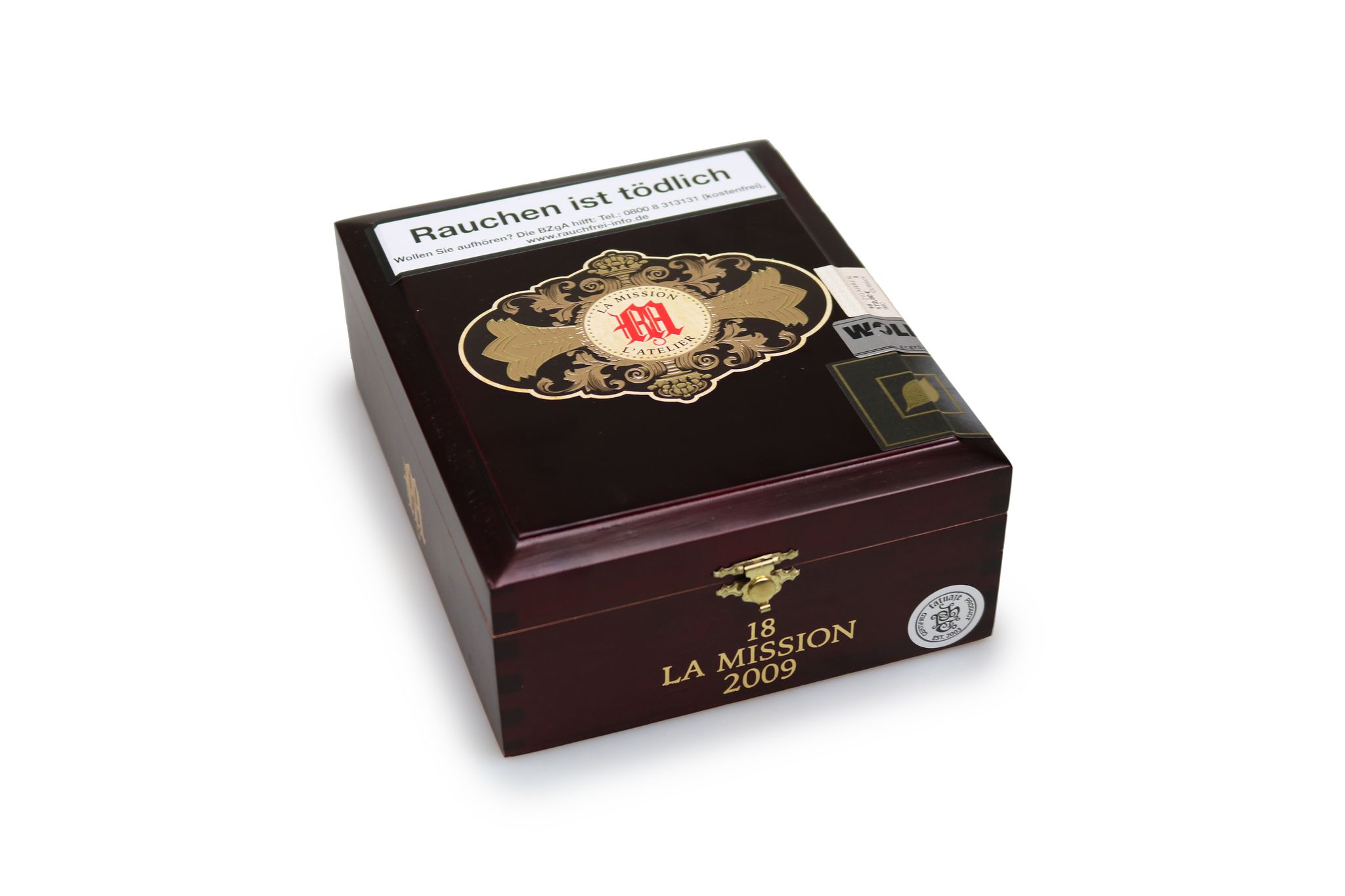 Tatuaje L'Atelier La Mission 2009 Gran Toro in the elegant closed box of 18