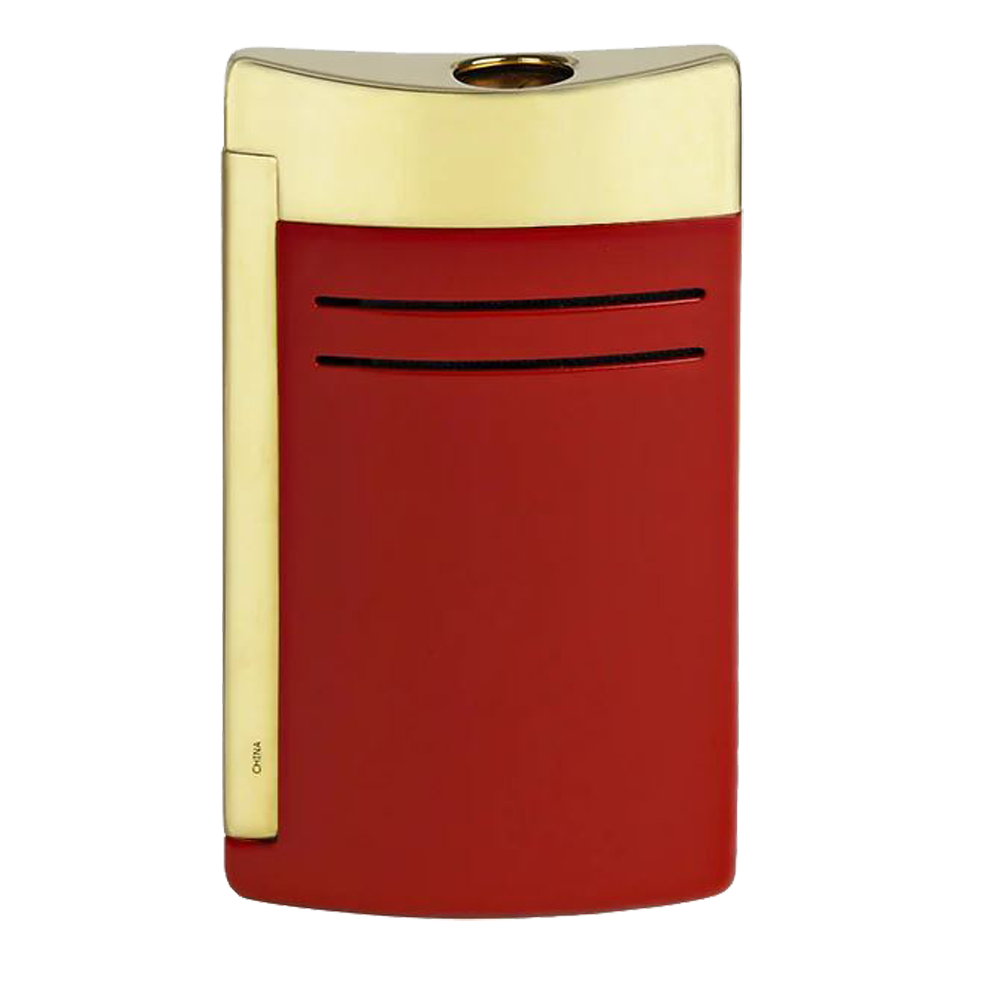 S.T. Dupont Maxijet Brugundy/Gold back view