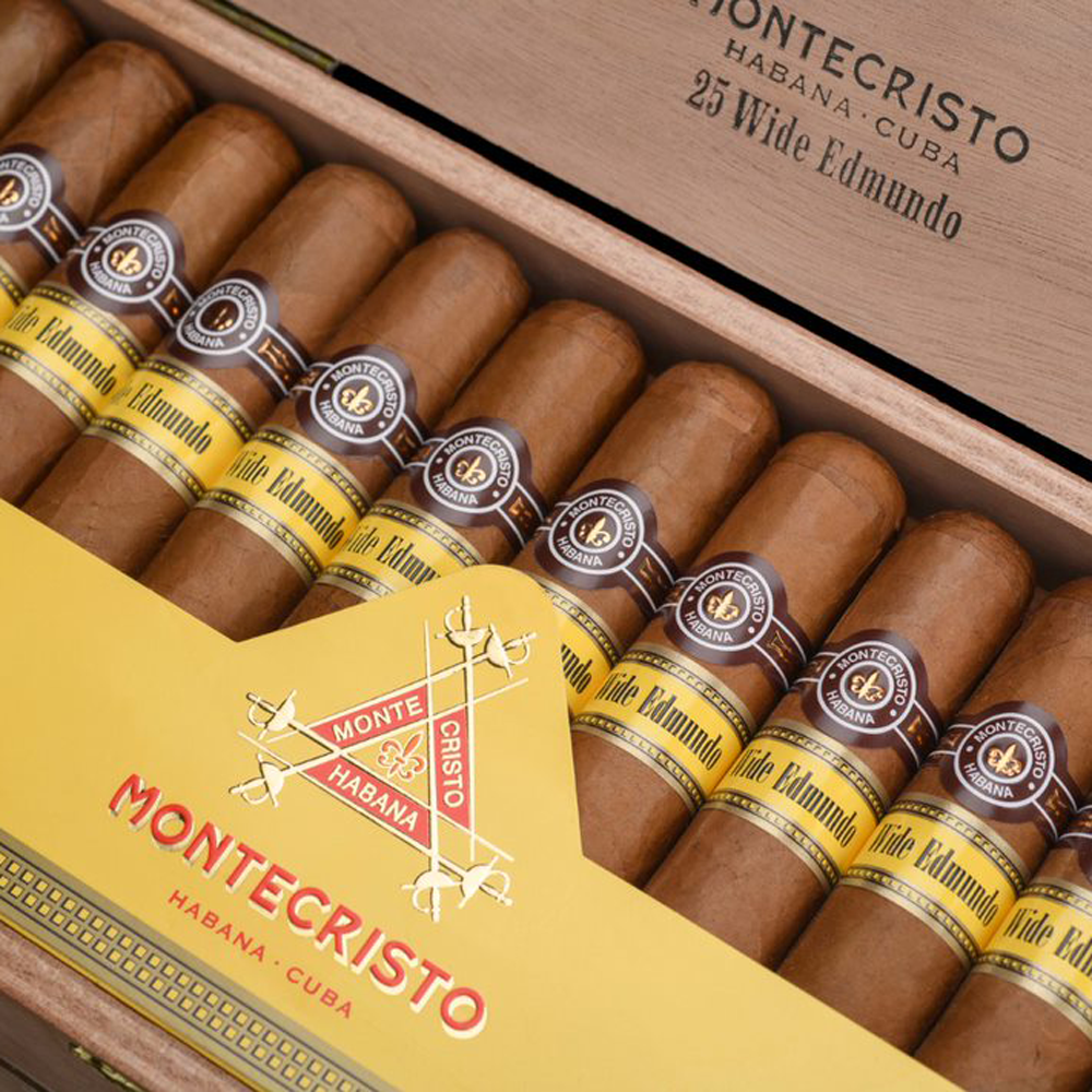 Montecristo Wide Edmundo open box of 25