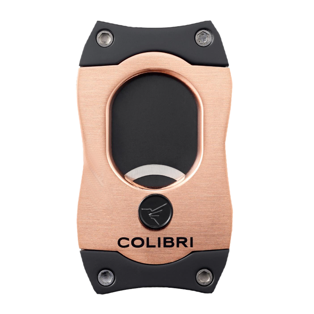 Colibri Zigarrencutter S-Cut II Rosegold/Schwarz geschlossen