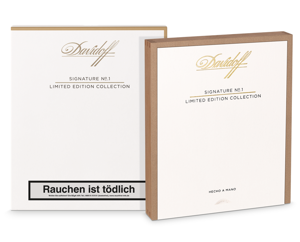 Davidoff Signature No. 1 Limited Edition Collection Panetela Larga 10er Kiste geschlossen