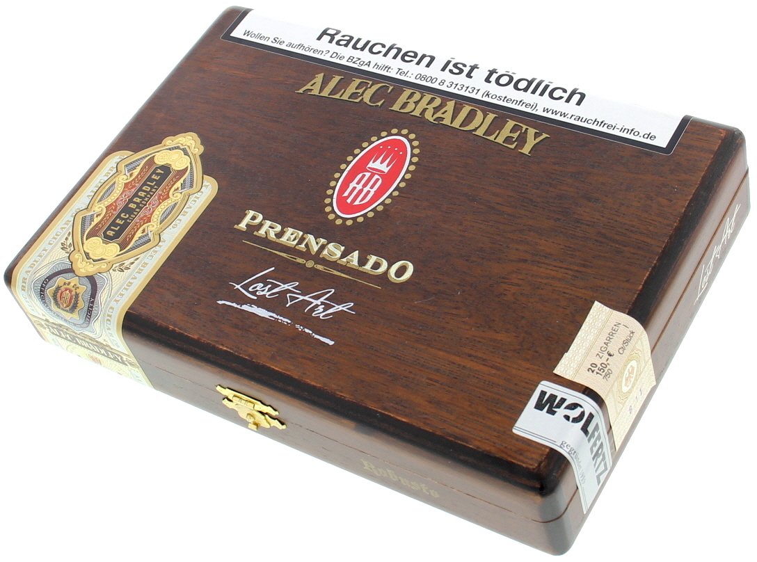 Order the 20 box Alec Bradley Prensado Lost Art Robusto online here.