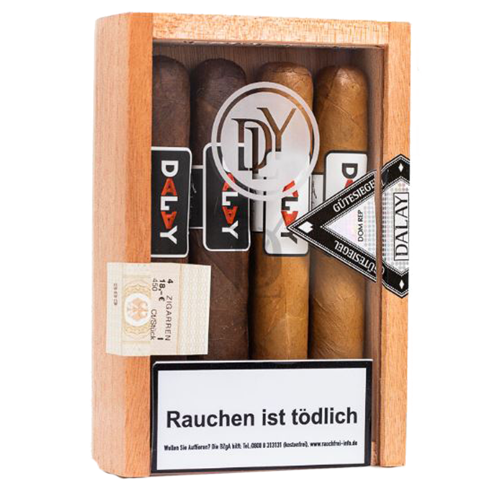 Dalay DomRep Robusto 4er Sampler je zwei blonde und zwei dunkle dominikanische Schönheiten