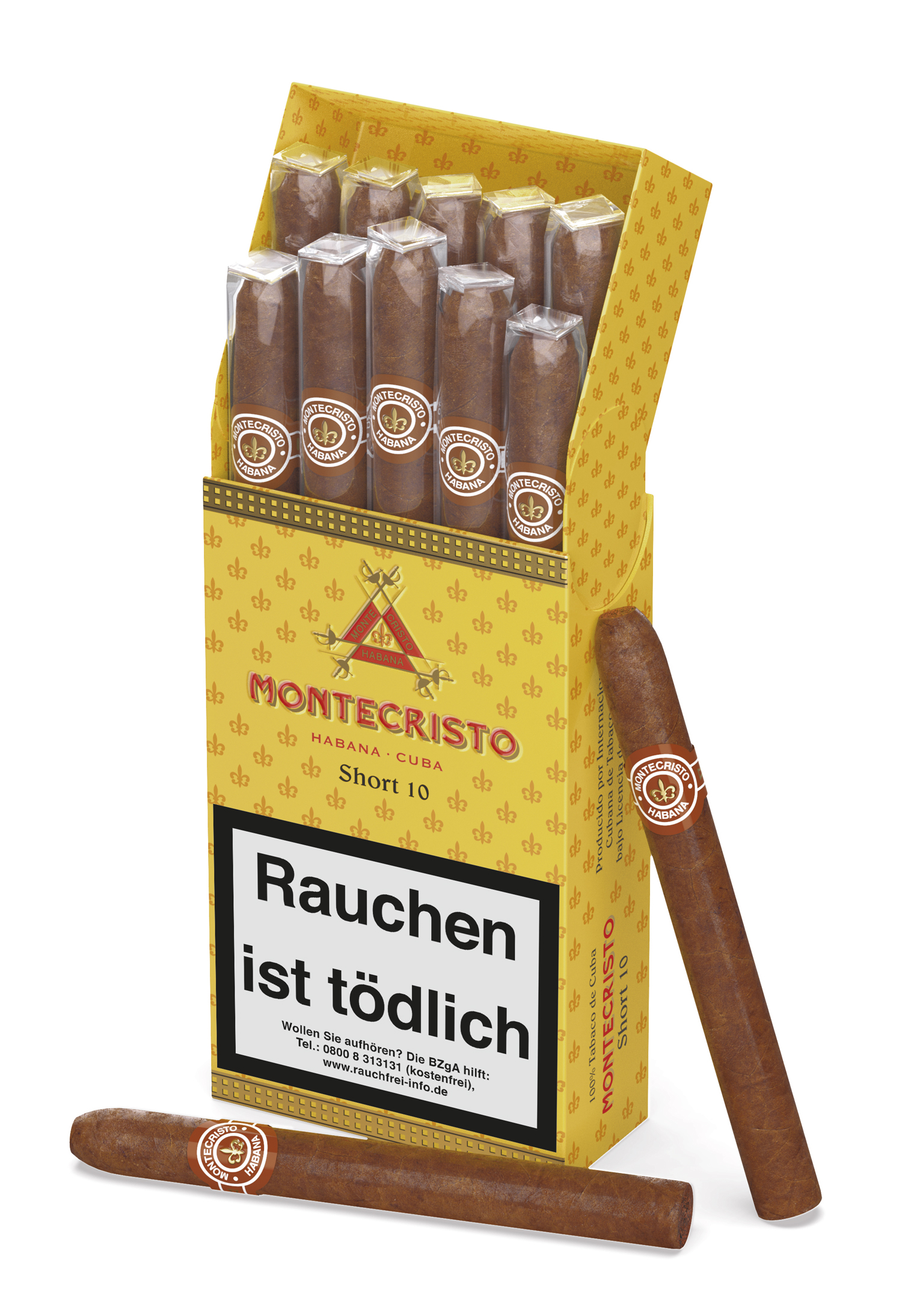 Montecristo Short offene Packung 