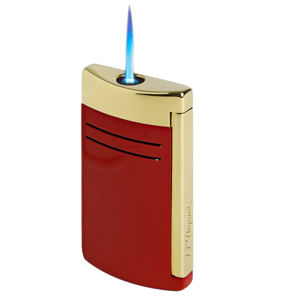 S.T. Dupont Maxijet Burgundy/Gold burning