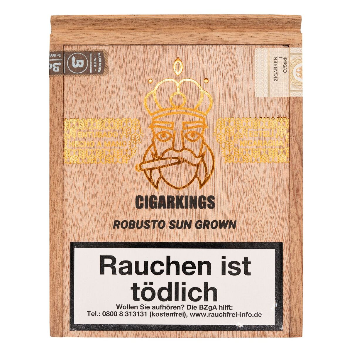 CigarKings Sun Grown Robusto 12er Kiste hier online kaufen