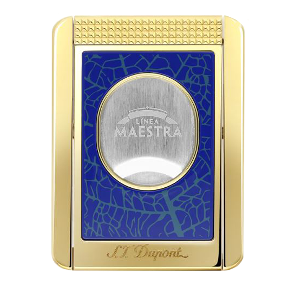 S.T. Dupont Stand Cutter Partagas Linea Maestra Blue/Gold limited edition 