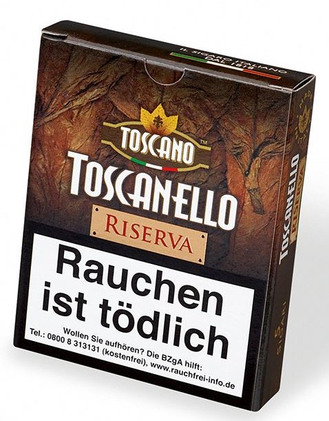 Toscano Toscanello Riserva mit Cognac Geschmack für den etwas anderen Genuss 