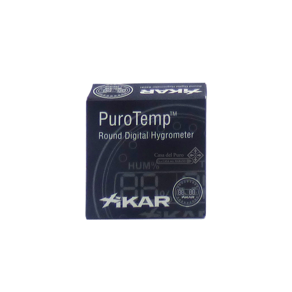 Xikar PuroTemp Digital Hygrometer Round