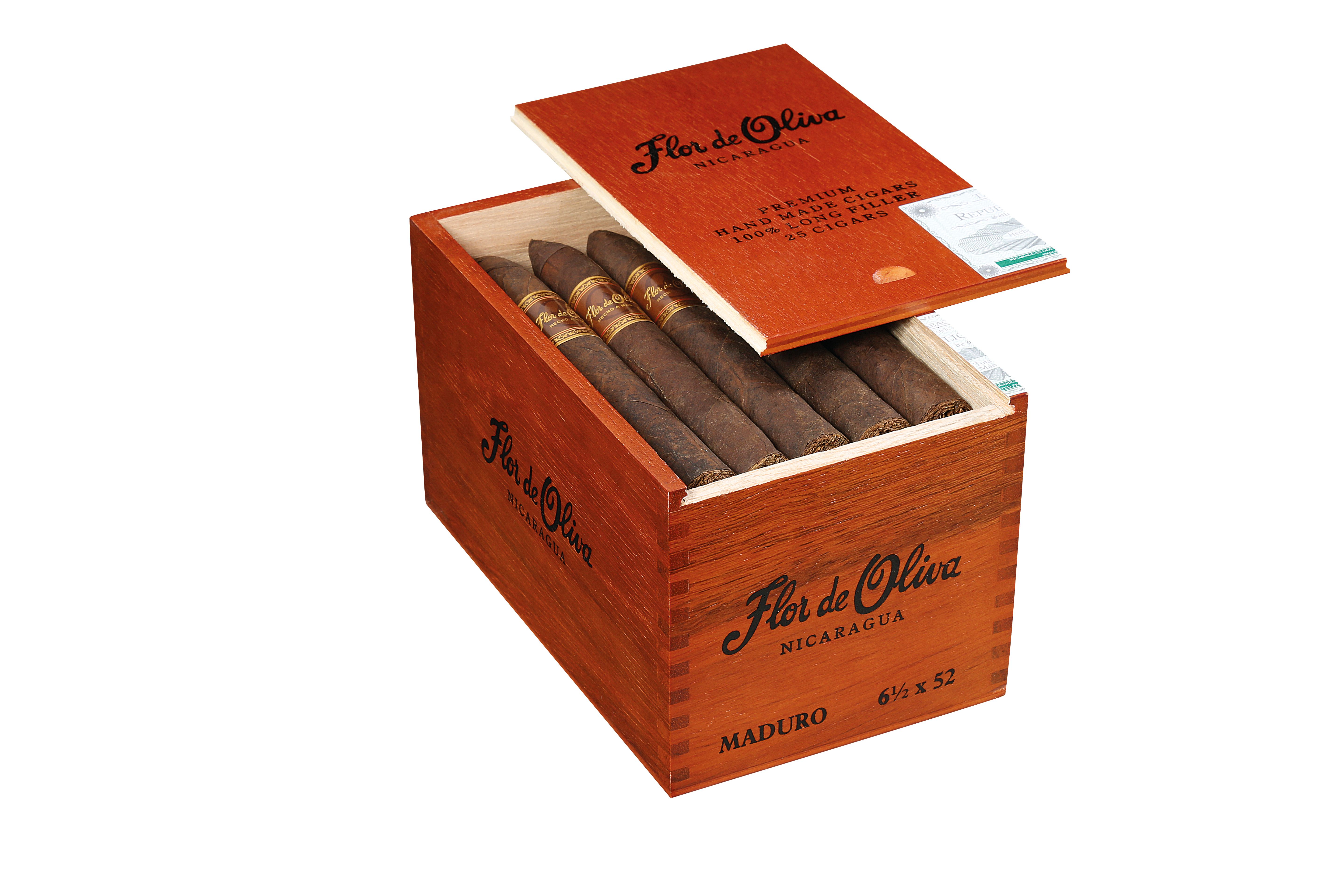 Flor de Oliva Maduro Torpedo in Holzkiste verpackt 