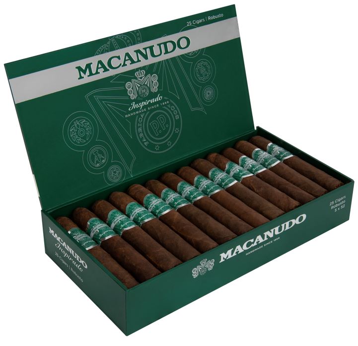 Macanudo Inspirado Green Robusto geöffnete 25er Kiste 