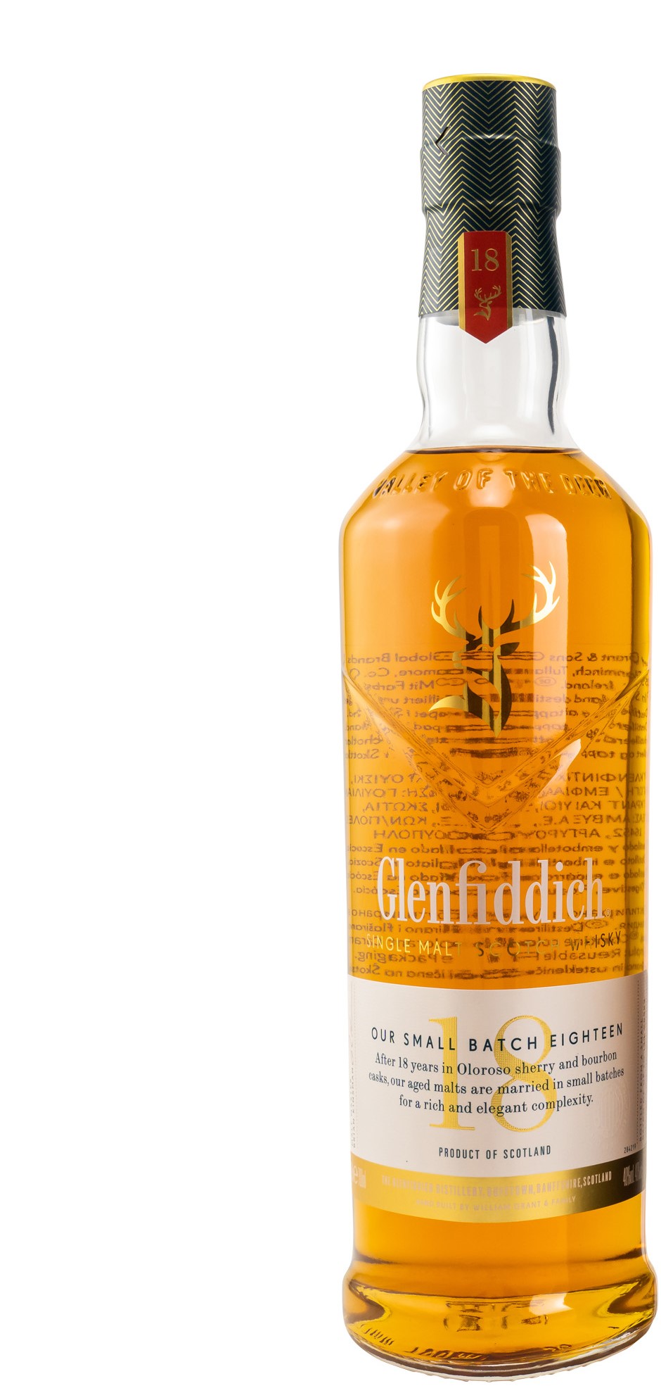 Glenfiddich Small Batch Reserve 18 Years Single Malt Bottle  