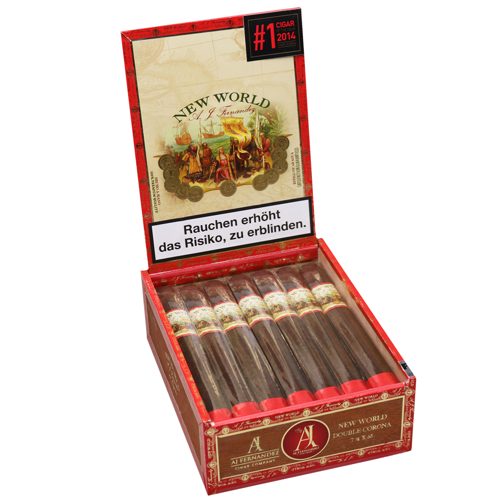 AJ Fernandez New World Oscuro Double Corona open box of 21