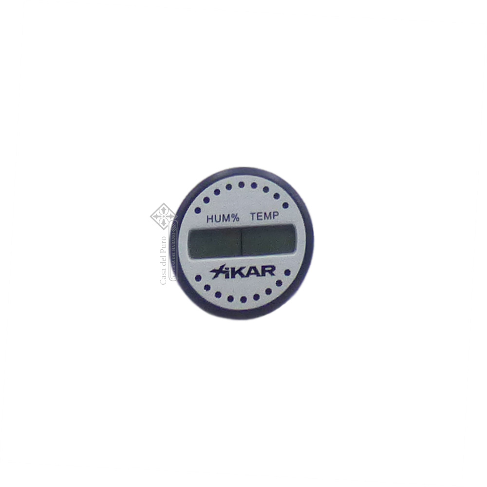 Xikar PuroTemp Digital Hygrometer Round