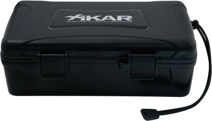 Xikar Travel Humidor for 10 Cigars with Guaranteed Security 