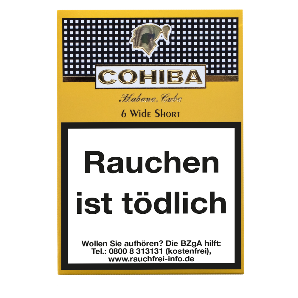 Cohiba Wide Short 6er Packung geschlose, der neue Stern am Zigarillohimmel