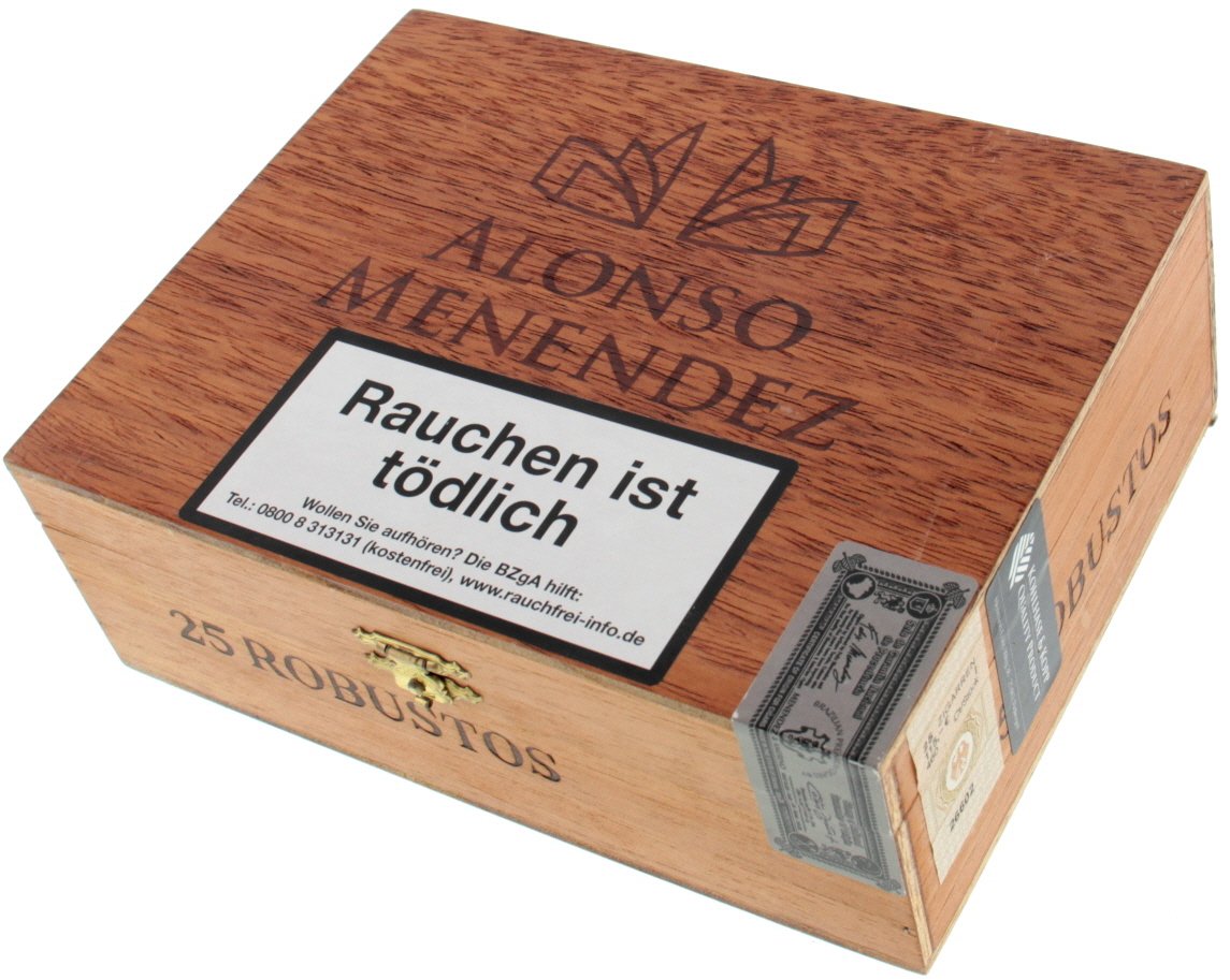 Alonso Menendez Robusto in the box of 25