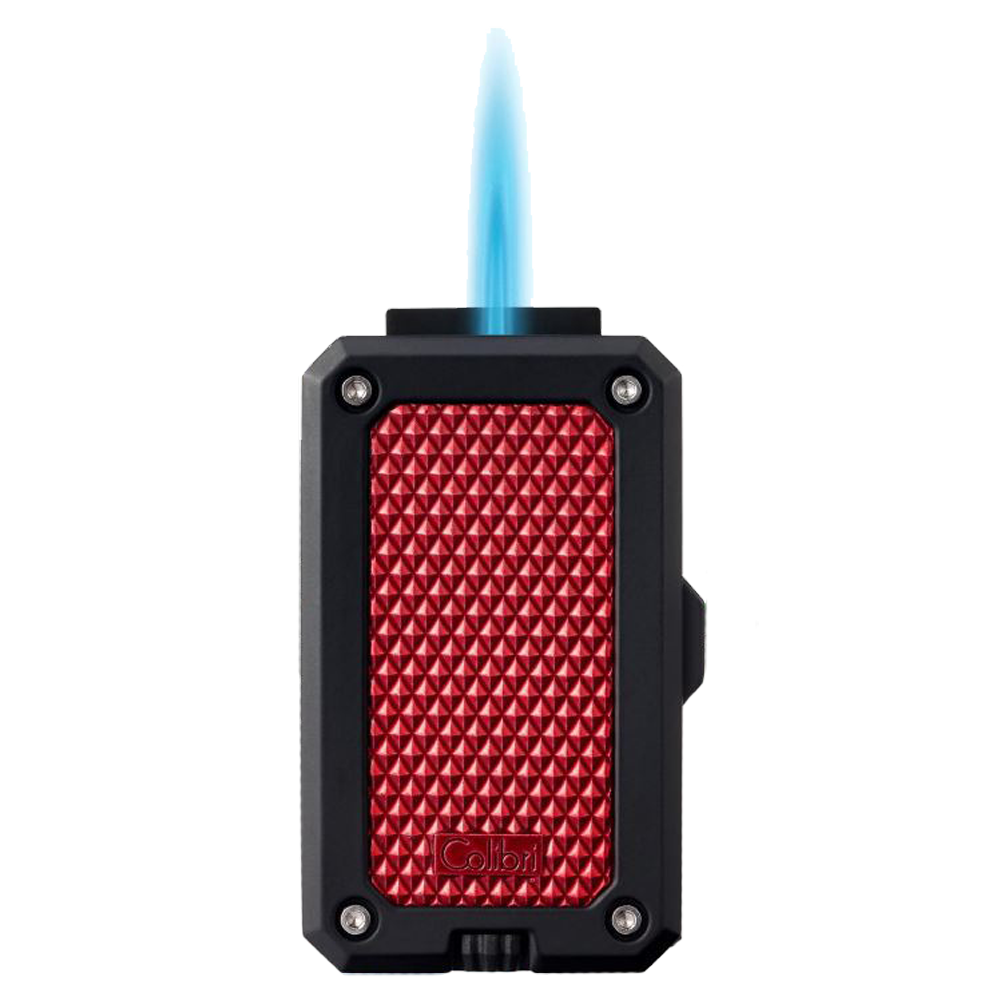 Colibri Rally Single Jet black matt/red open flame 