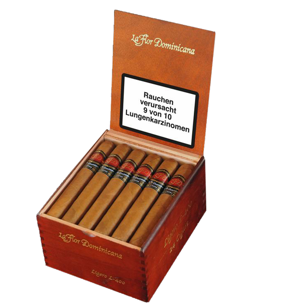 La Flor Dominicana Ligero L-400 open box of 24 