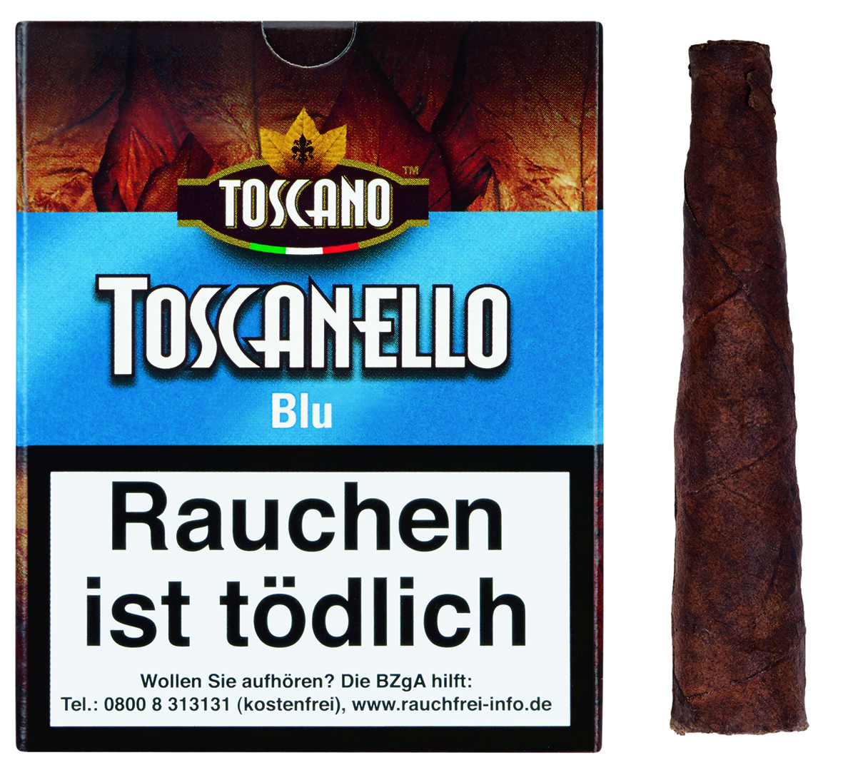 The fine aniseed flavour in the Toscano Toscanello Blu