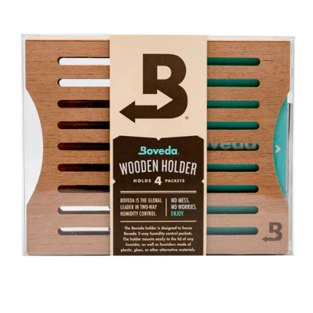 Boveda humidor holder for Boveda packs for four packs 