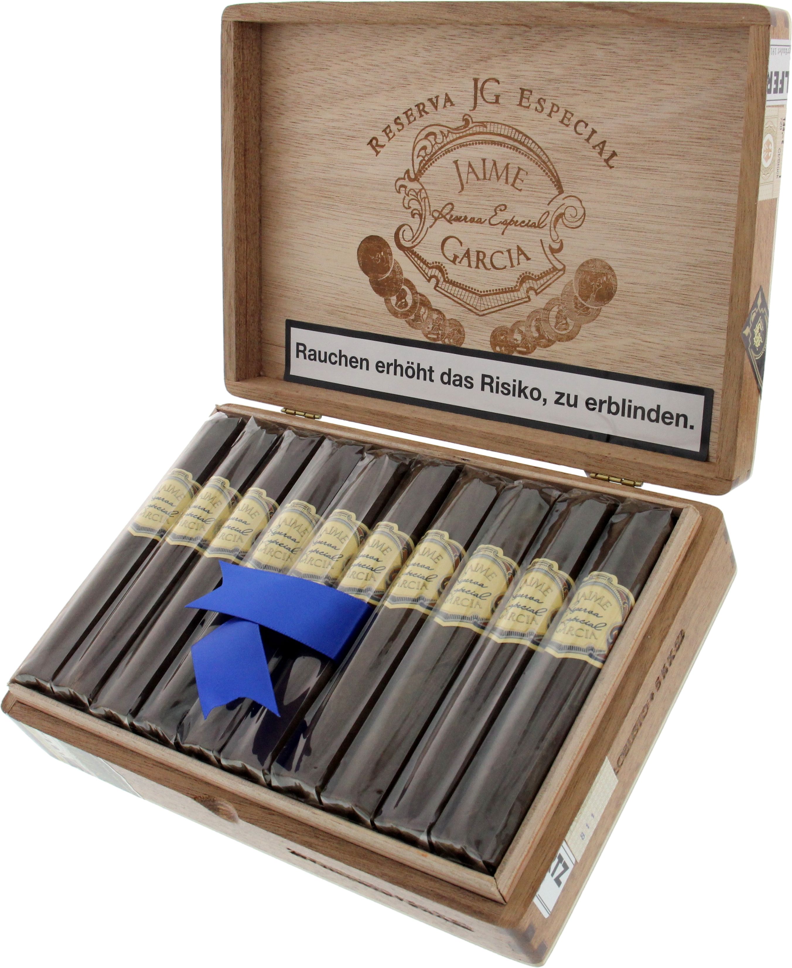 Jaime Garcia Reserva Especial Robusto open box of 20