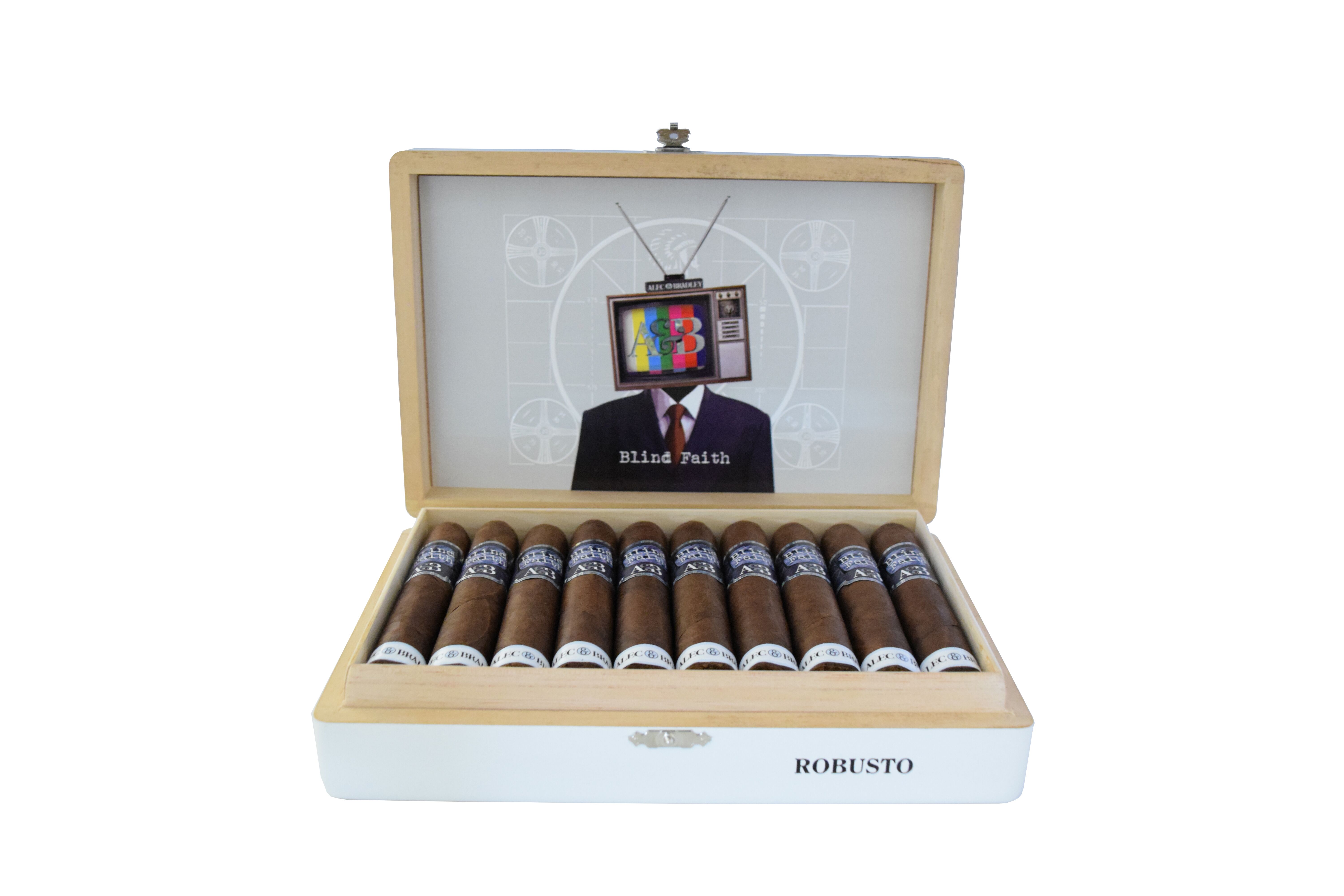 The Alec Bradley Blind Faith Robusto 20 Box Open 