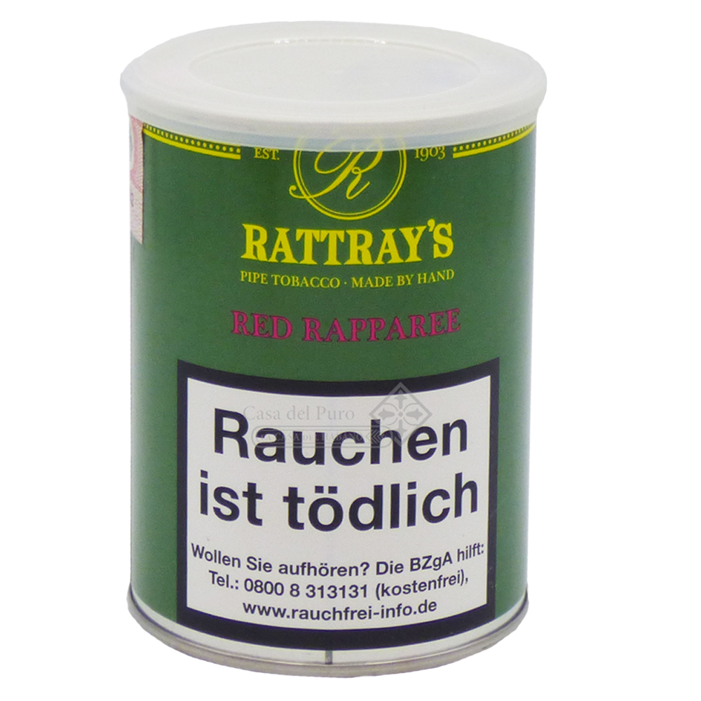 Rattray's British Collection Red Rapperee in der 100g Vorratspackung