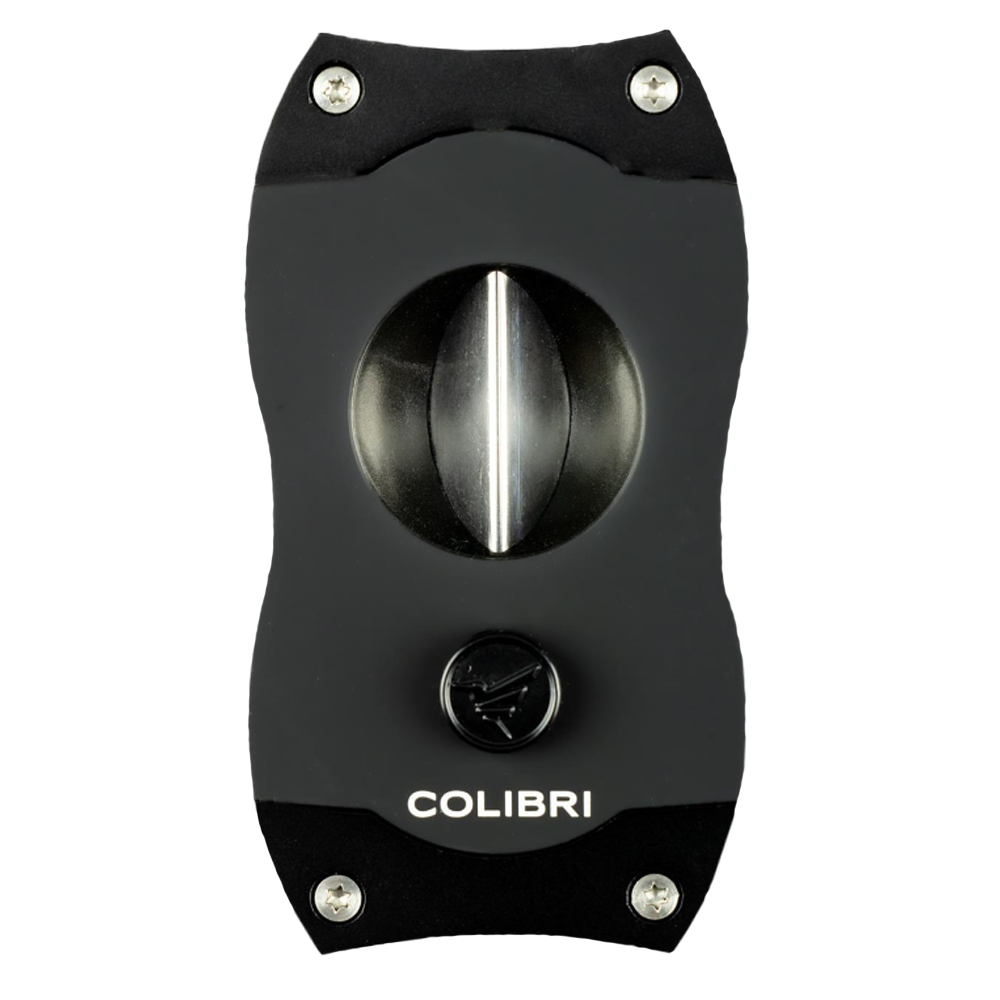 Colibri V-Cut Black closed, a V-Cutter for superior smoking pleasure