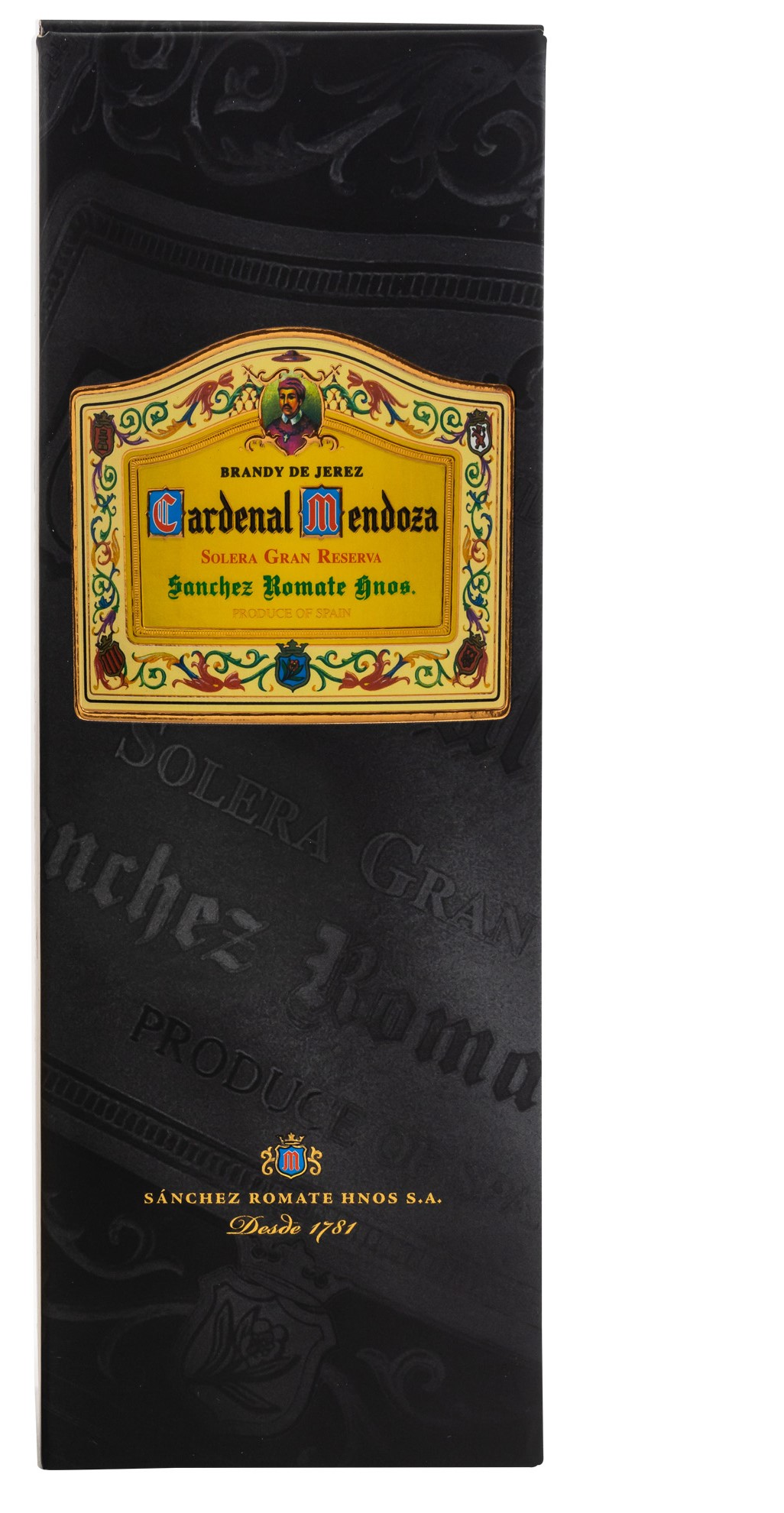 Cardenal Mendoza Solera Gran Reserva Brandy mit schicker Umverpackung  