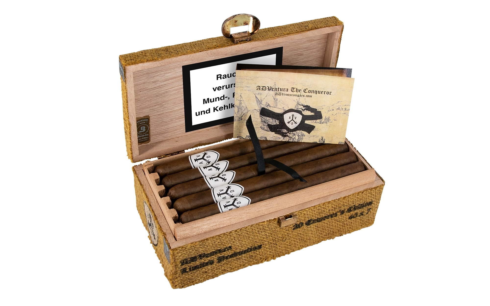 ADV Cigars The Conqueror Emperor´s Edition Lancero box open 