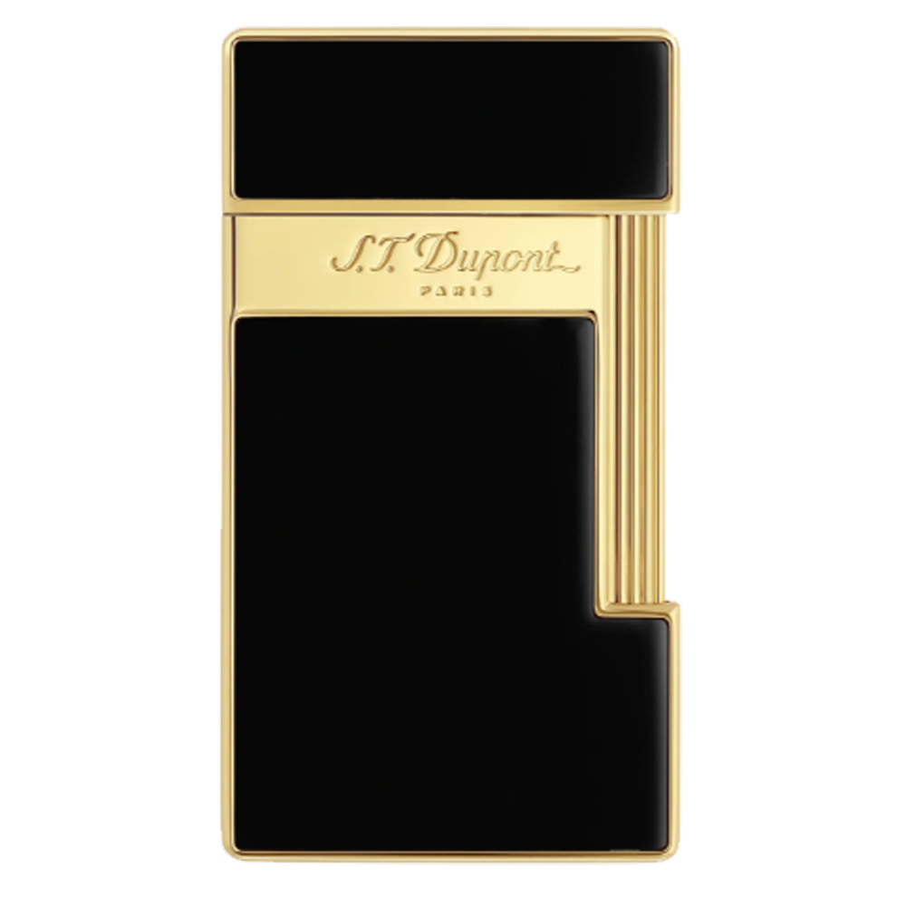 The elegant S.T. Dupont Slimmy Black Yellow Gold