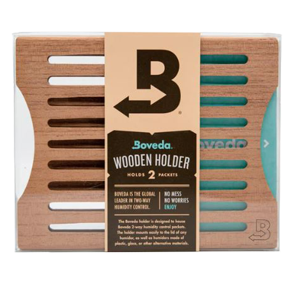 Boveda humidor holder for Boveda packs for four packs side by side 