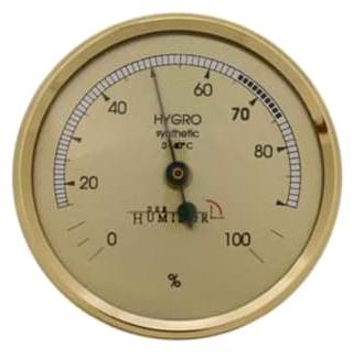 Der Humidor Haarhygrometer Messing