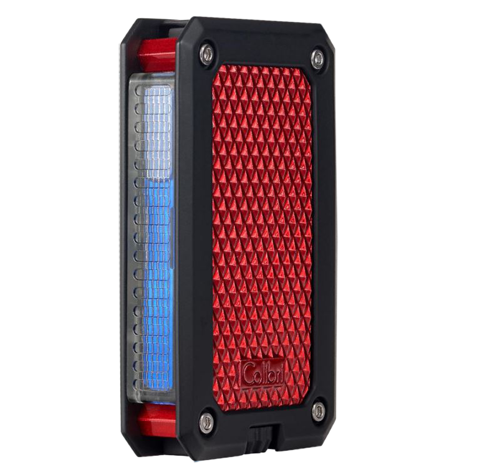 Colibri Rally Single Jet black matt/red with large fuel gauge 