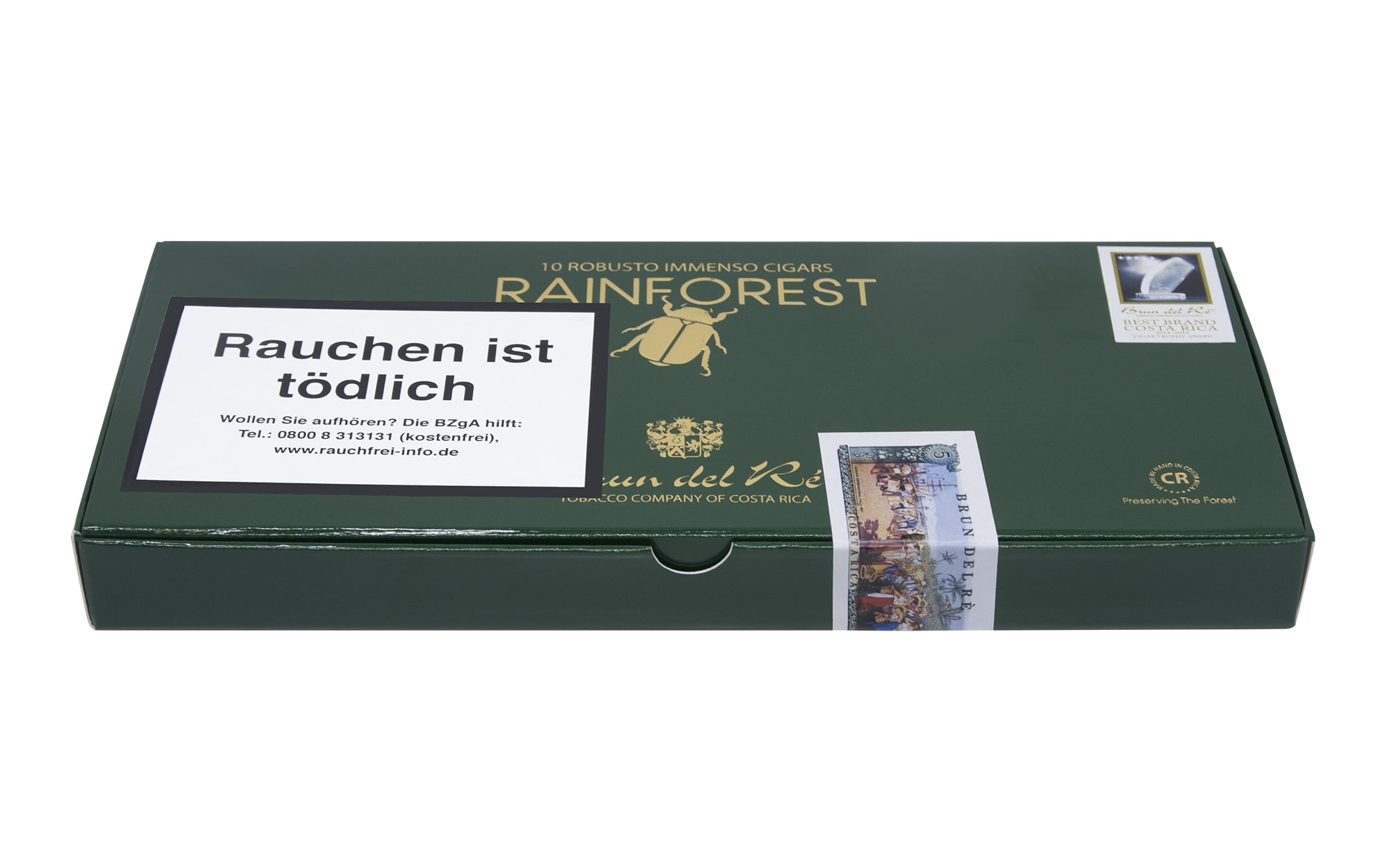 Brun del Re 1787 Rain Forest Robusto Immenso perfekt verpackt 