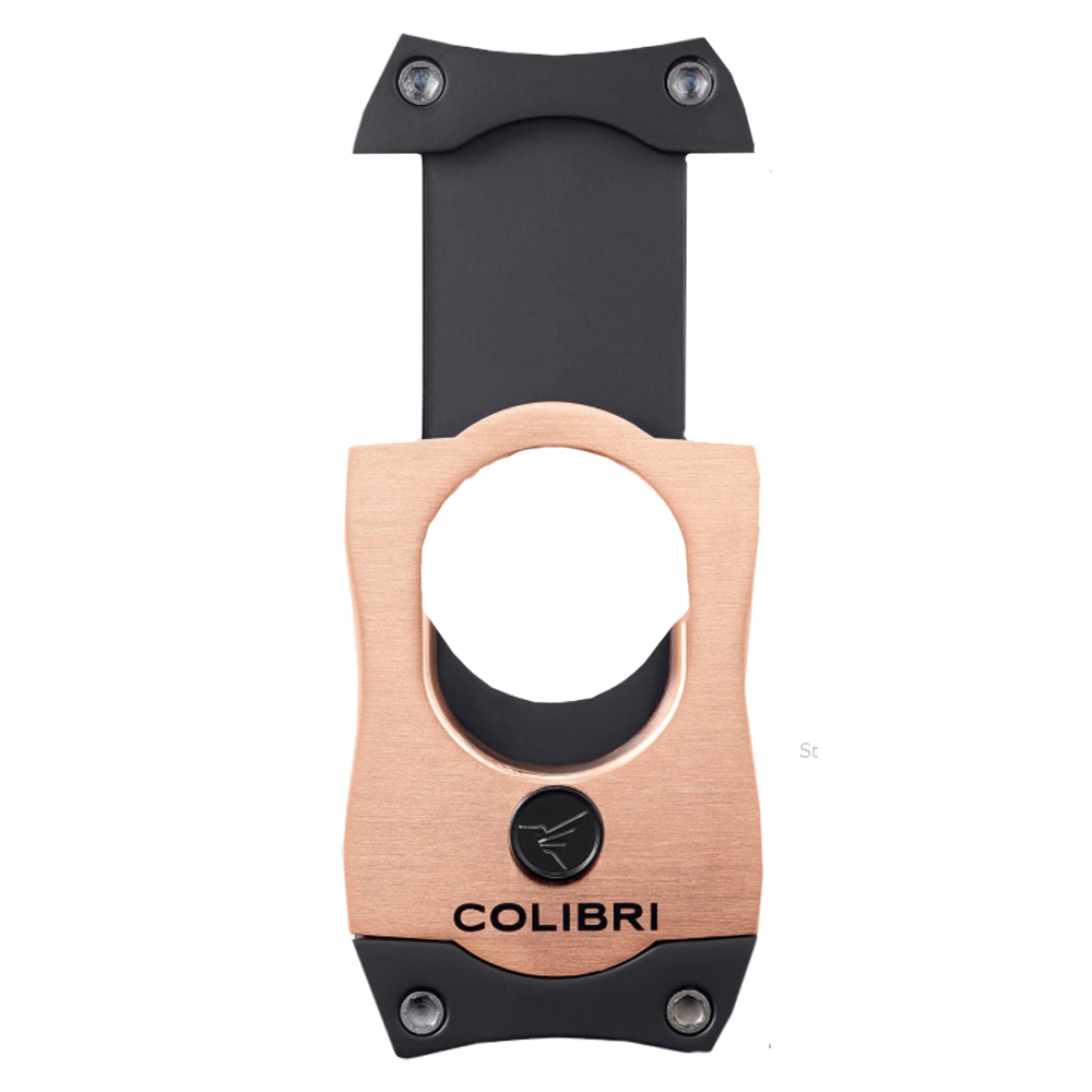 Colibri cigar cutter S-Cut II rose gold/black opened