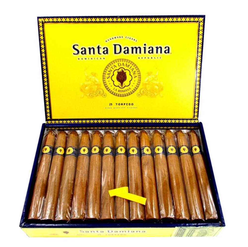 Santa Damiana Classic Torpedo 25er Kiste offen